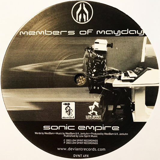 Members Of Mayday - Sonic Empire (12", Promo)