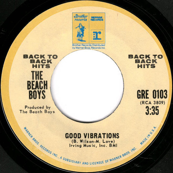 The Beach Boys - Good Vibrations / Heroes And Villains (7", Single, RE)