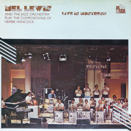 Mel Lewis And The Jazz Orchestra* - Play The Compositions Of Herbie Hancock - Live In Montreux (LP, Album)