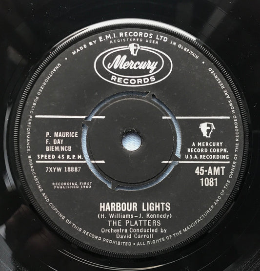 The Platters - Harbour Lights  (7", Single)