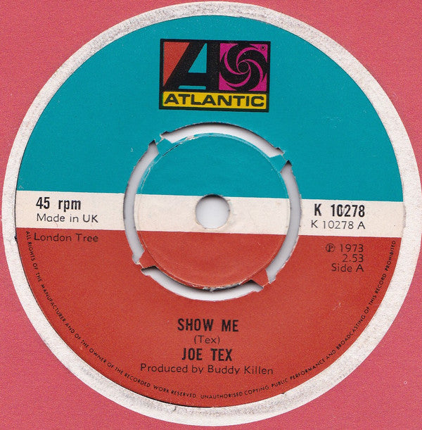 Joe Tex - Show Me (7", Single, RE)