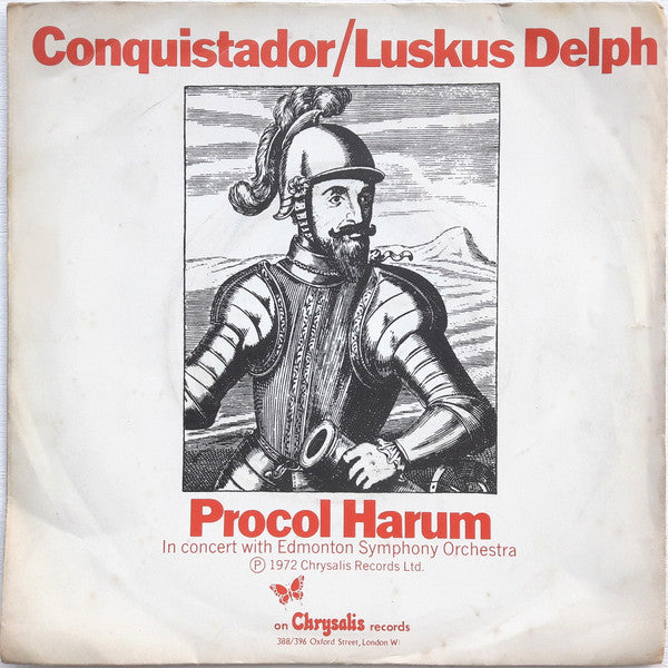 Procol Harum - Conquistador / Luskus Delph (7", Single)