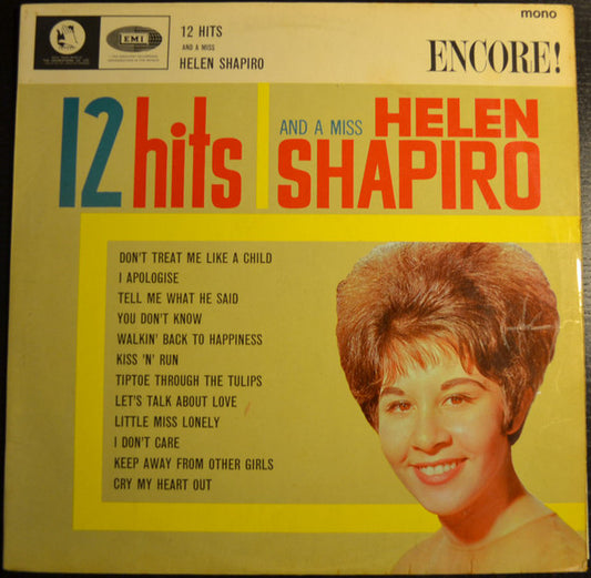 Helen Shapiro - 12 Hits And A Miss Helen Shapiro (LP, Album, Mono)