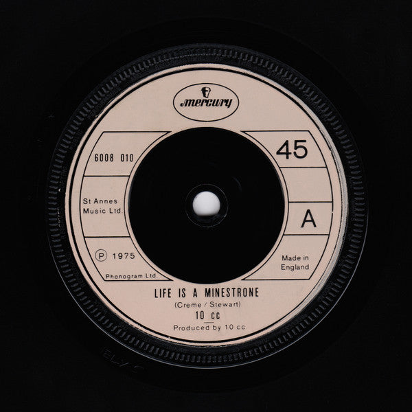 10 cc* - Life Is A Minestrone (7", Single, Bei)