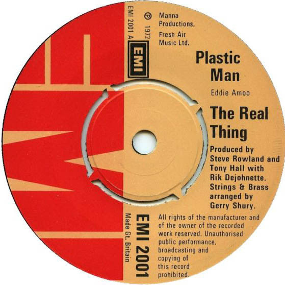 The Real Thing - Plastic Man / Check It Out (7", Single)