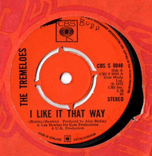 The Tremeloes - I Like It That Way (7", Single, 4 P)