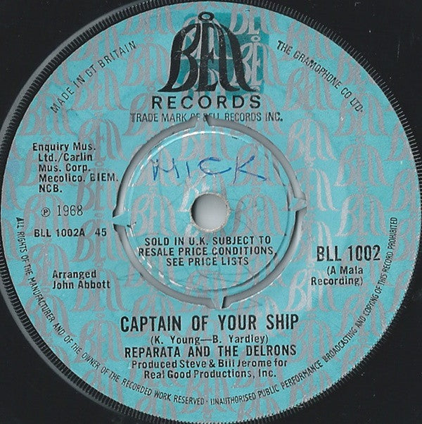 Reparata And The Delrons - Captain Of Your Ship (7", Single, M/Print)