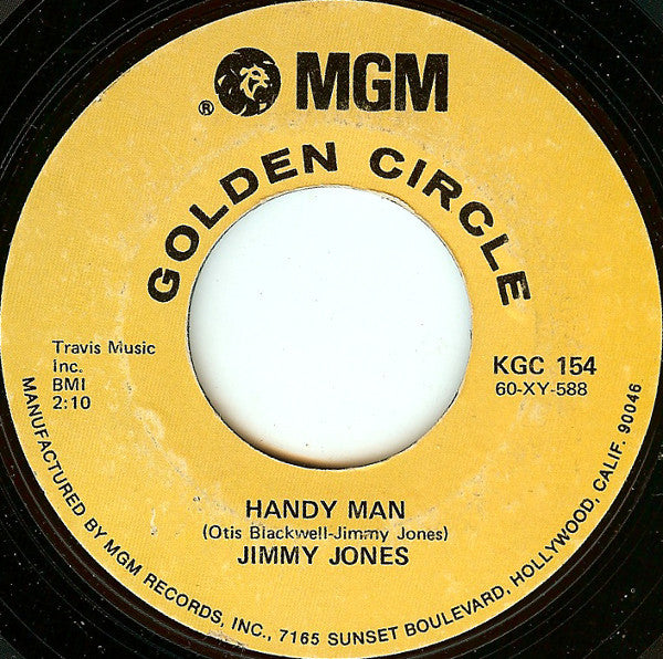 Jimmy Jones - Handy Man / Good Timin' (7", Single, RP)