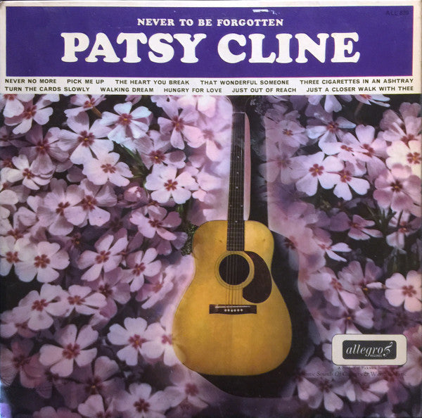 Patsy Cline - Never To Be Forgotten (LP, Comp)