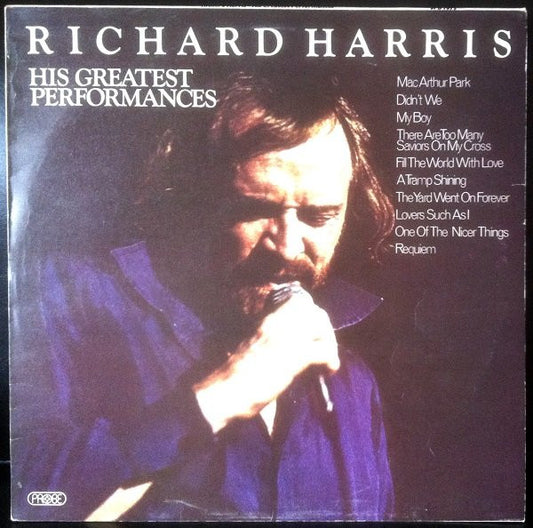 Richard Harris - The Richard Harris Collection: His Greatest Performances (LP, Comp, Pin)