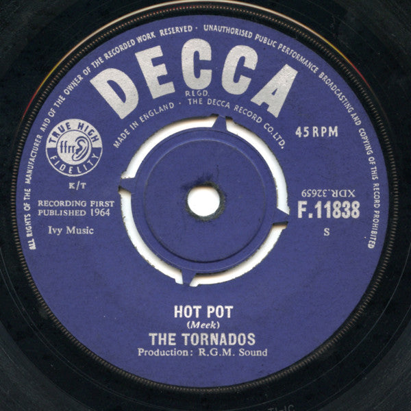 The Tornados - Hot Pot (7", Single)
