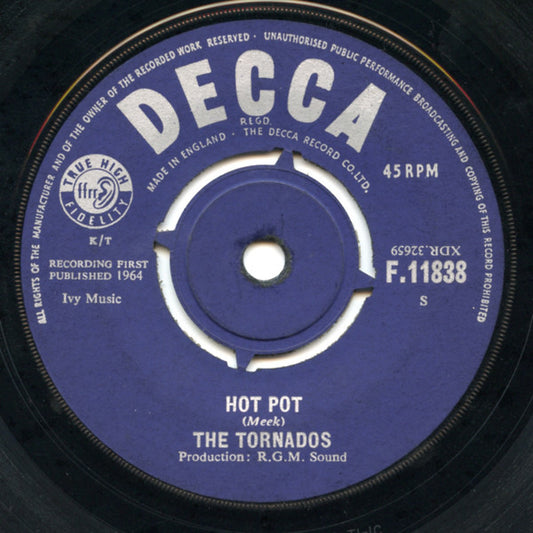 The Tornados - Hot Pot (7", Single)