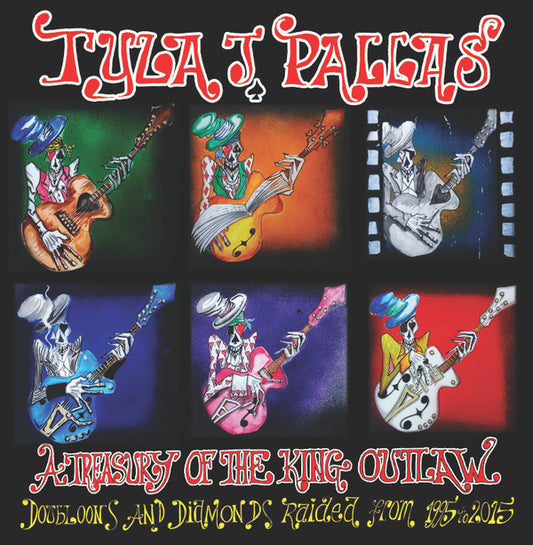 Tyla J. Pallas - A Treasury Of The King Outlaw (Doubloons and Diamonds Raided From 1995 To 2015) (5xCD, Comp + DVD-V + Box, Comp, Ltd, Num)