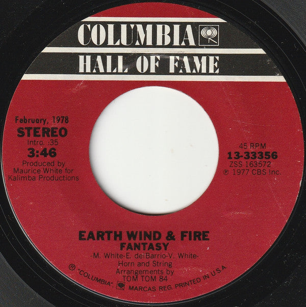 Earth, Wind & Fire - Fantasy / Serpentine Fire (7", Single, Ter)