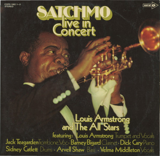 Louis Armstrong And The All Stars* - Satchmo Live In Concert (2xLP)
