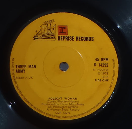 Three Man Army - Polecat Woman (7", Single, Sol)
