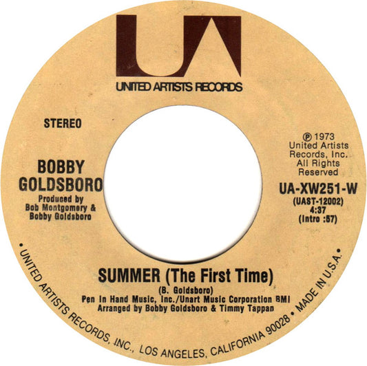 Bobby Goldsboro - Summer (The First Time) / Childhood - 1949 (7", Single, Ter)