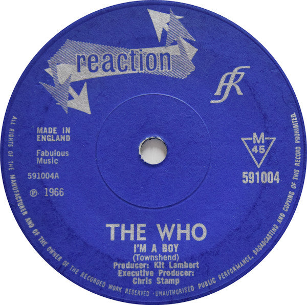The Who - I'm A Boy (7", Single, Mono, Sol)