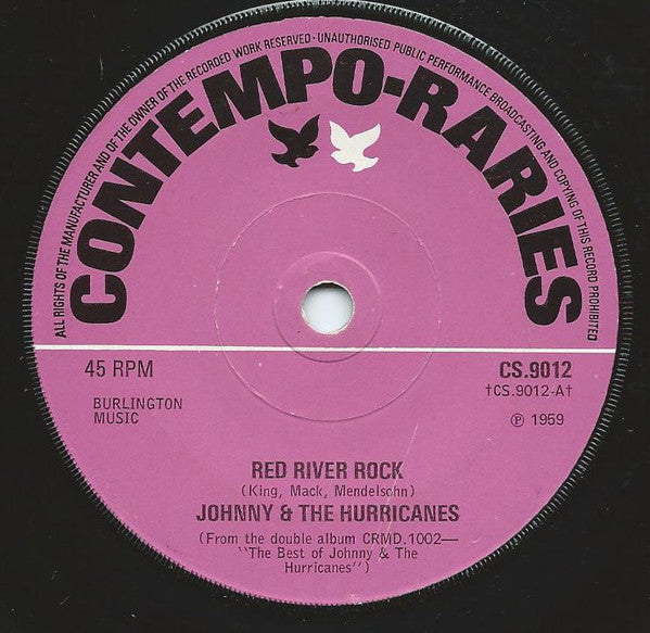 Johnny & The Hurricanes* - Red River Rock (7", Single, RE, Sol)