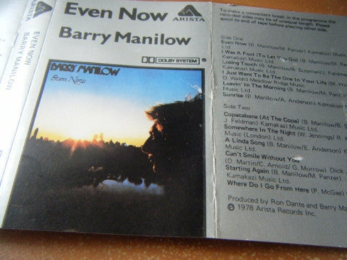Barry Manilow - Even Now (Cass, Album)