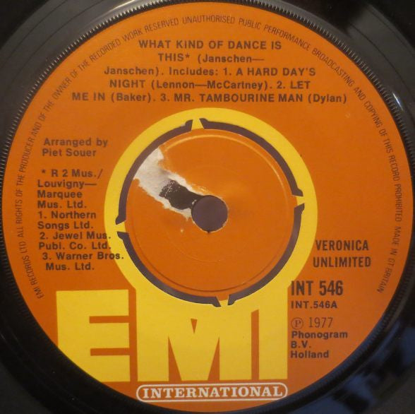 Veronica Unlimited - What Kind Of Dance Is This (7", Single)