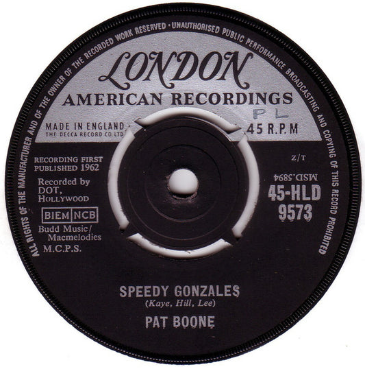 Pat Boone - Speedy Gonzales / The Locket (7", Single)