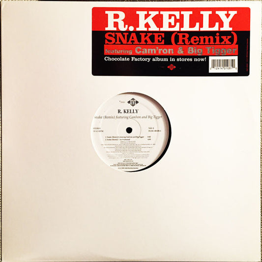 R. Kelly Featuring Cam'ron & Big Tigger - Snake (Remix) (12", Maxi)