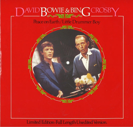 David Bowie & Bing Crosby - Peace On Earth / Little Drummer Boy (12", Single, Mono, Ltd)