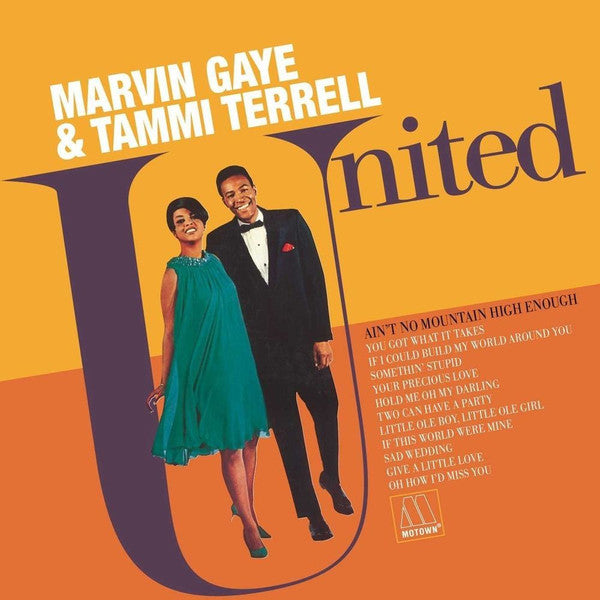 Marvin Gaye & Tammi Terrell - United (LP, Album, RE, 180)