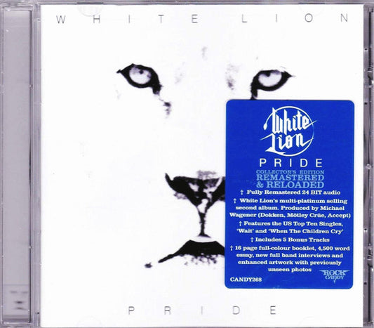 White Lion - Pride (CD, Album, RE, RM)