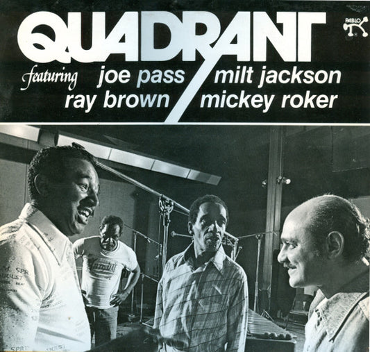 Quadrant (6) Featuring Joe Pass, Milt Jackson, Ray Brown, Mickey Roker - Quadrant (LP, Album, Pab)