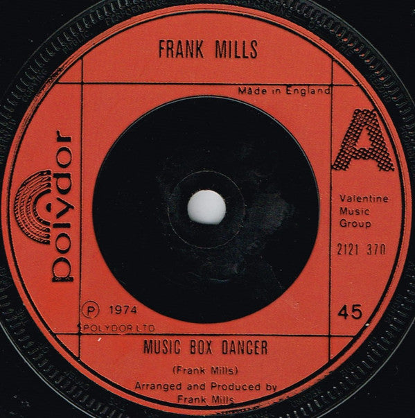 Frank Mills - Music Box Dancer (7", Single)