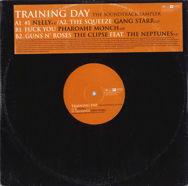 Various - Training Day (The Soundtrack Sampler) (12", Promo, Smplr)