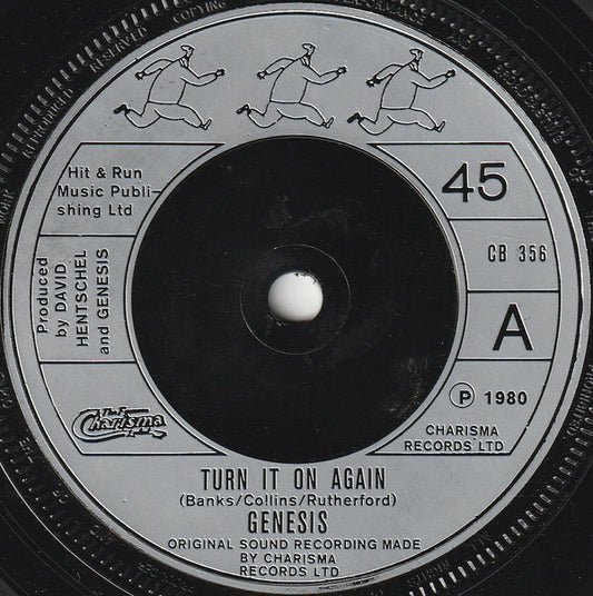 Genesis - Turn It On Again (7", Single, Inj)