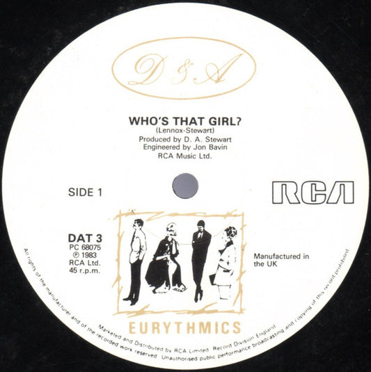Eurythmics - Who's That Girl? (12", Com)