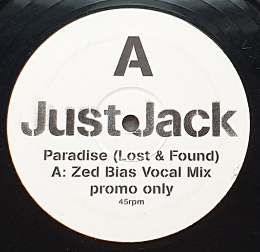 Just Jack - Paradise (Lost & Found) (12", Promo)