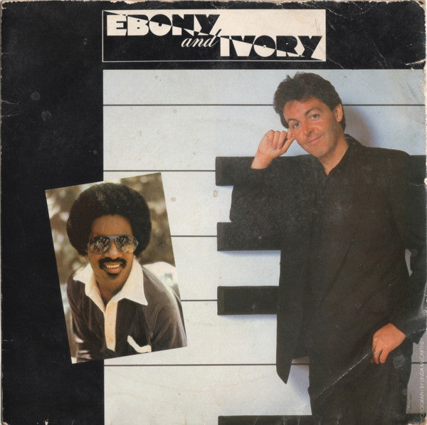 Paul McCartney - Ebony And Ivory (7", Single, Pus)