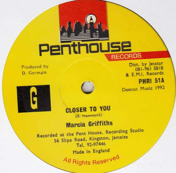 Marcia Griffiths - Closer To You (12")