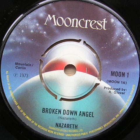 Nazareth (2) - Broken Down Angel (7", Single, 4 P)