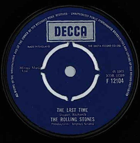 The Rolling Stones - The Last Time (7", Single, Mono, RE, Box)