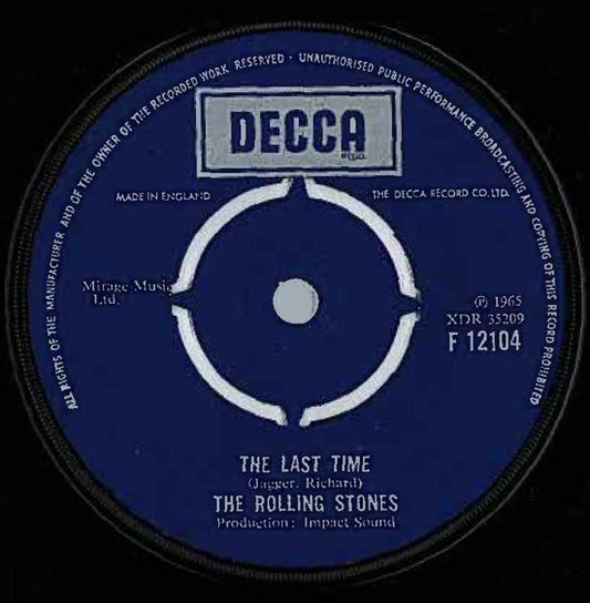 The Rolling Stones - The Last Time (7", Single, Mono, RE, Box)