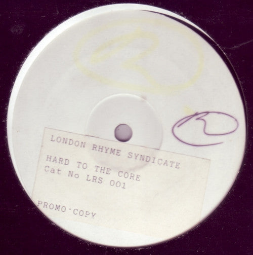 London Rhyme Syndicate - Hard To The Core (12", Promo, W/Lbl)
