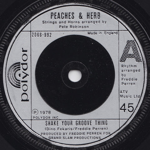 Peaches & Herb - Shake Your Groove Thing (7", Single)