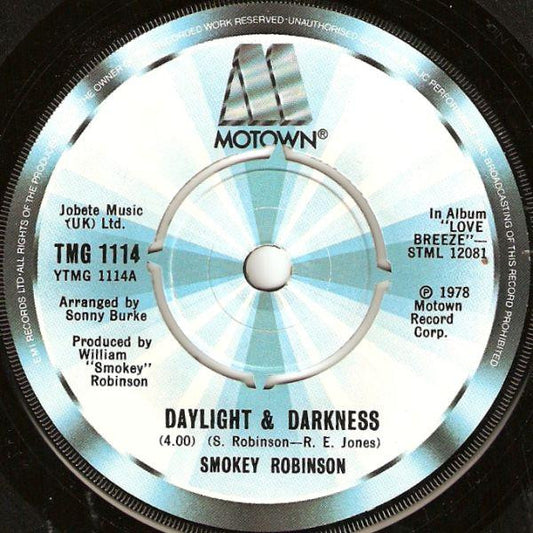 Smokey Robinson - Daylight & Darkness (7", Single)
