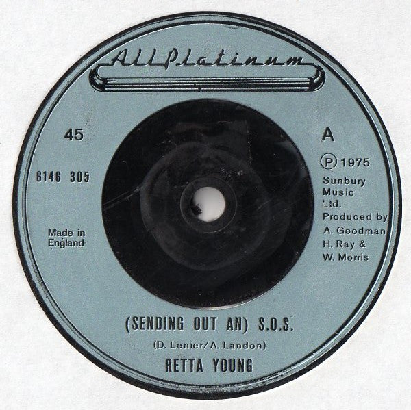 Retta Young* - (Sending Out An) S.O.S. (7", Single, Inj)