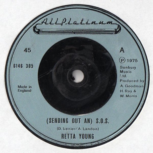 Retta Young* - (Sending Out An) S.O.S. (7", Single, Inj)