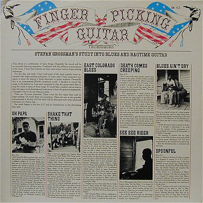 Stefan Grossman - Finger Picking Guitar Techniques (LP, Album)