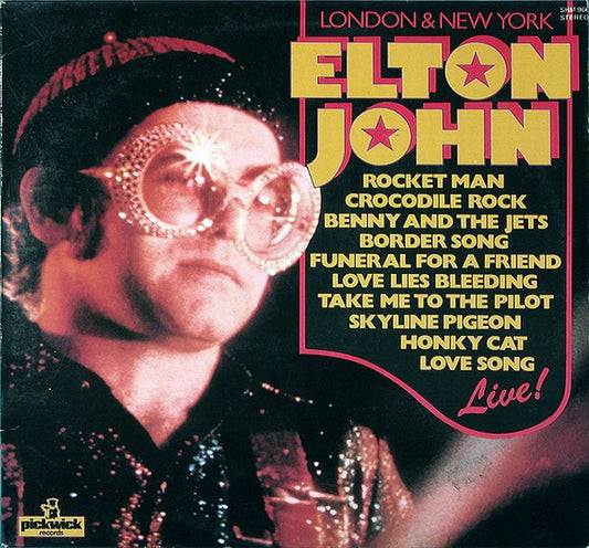 Elton John - London & New York (LP, Album, RE)