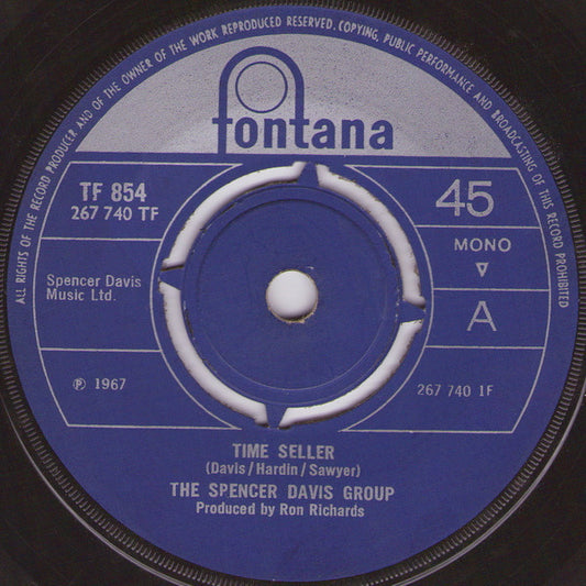 The Spencer Davis Group - Time Seller (7", Single, Mono, 4-P)