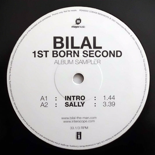 Bilal - 1st Born Second (Album Sampler) (12", Promo)